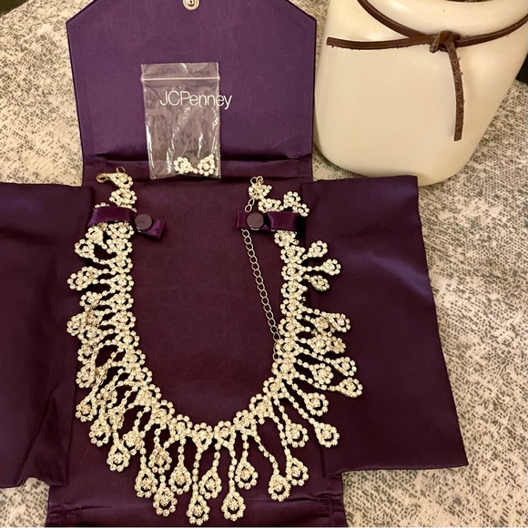 Vintage Statement Crystal Necklace *SEE DESCRIPTION* - Picture 2 of 6